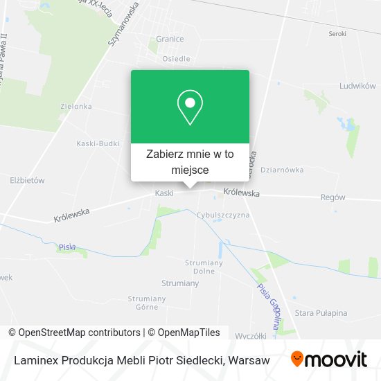 Mapa Laminex Produkcja Mebli Piotr Siedlecki