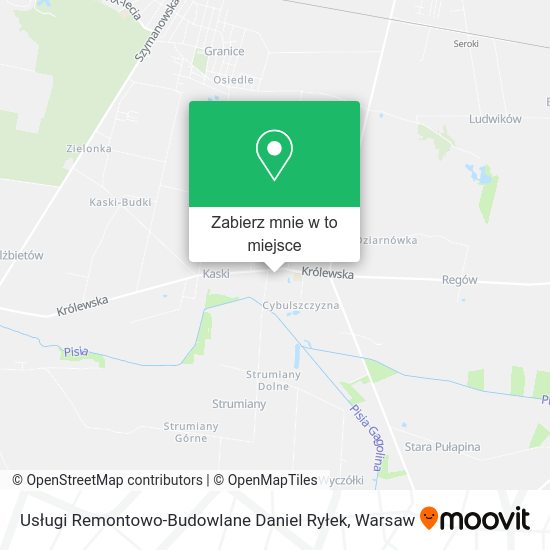 Mapa Usługi Remontowo-Budowlane Daniel Ryłek