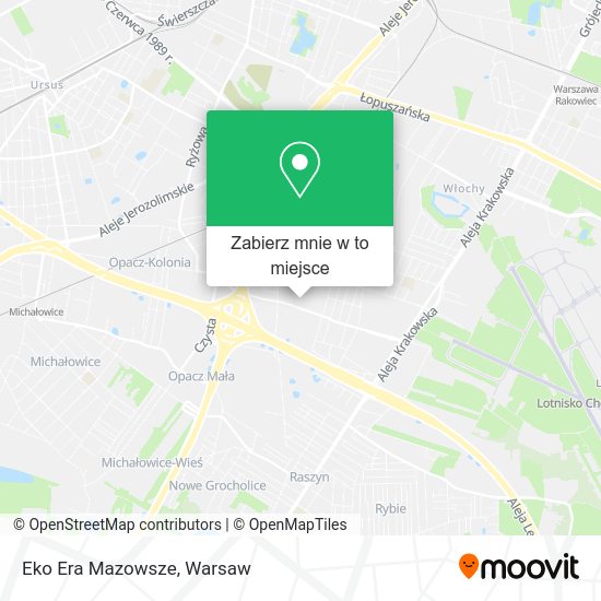 Mapa Eko Era Mazowsze