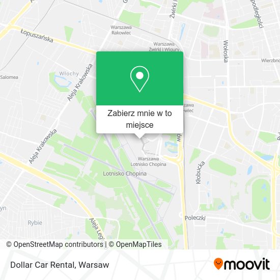 Mapa Dollar Car Rental