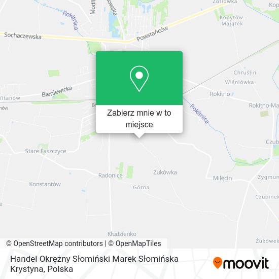 Mapa Handel Okrężny Słomiński Marek Słomińska Krystyna