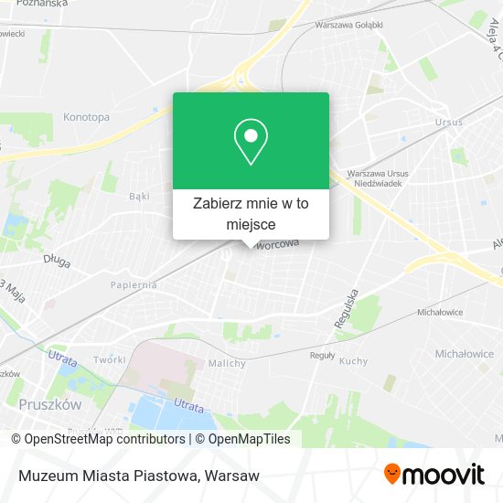 Mapa Muzeum Miasta Piastowa