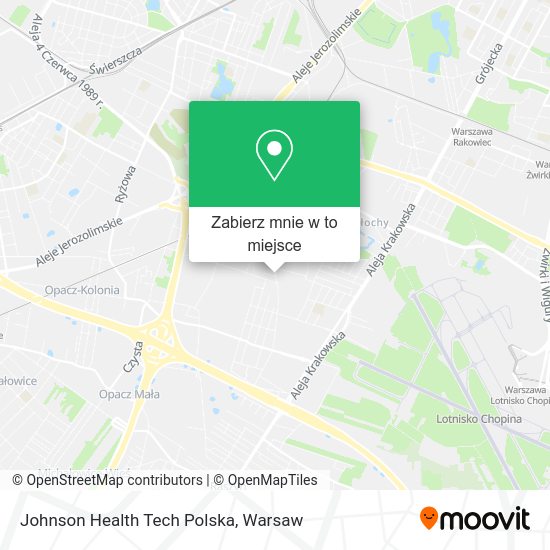 Mapa Johnson Health Tech Polska