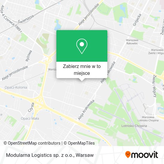 Mapa Modularna Logistics sp. z o.o.