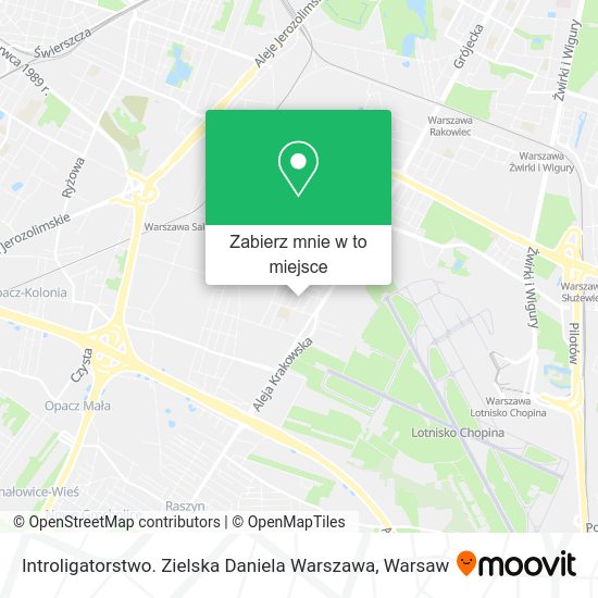 Mapa Introligatorstwo. Zielska Daniela Warszawa