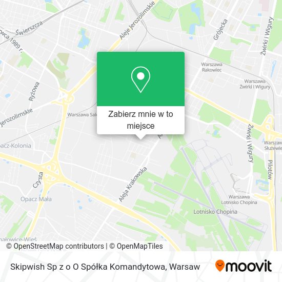 Mapa Skipwish Sp z o O Spółka Komandytowa