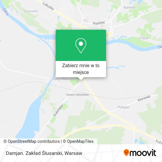 Mapa Damjan. Zakład Ślusarski