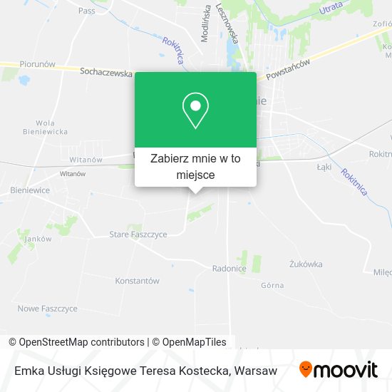 Mapa Emka Usługi Księgowe Teresa Kostecka