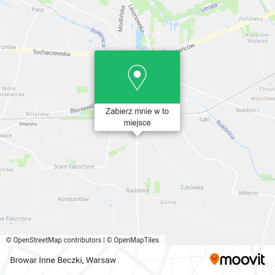 Mapa Browar Inne Beczki