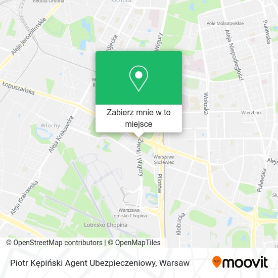 Mapa Piotr Kępiński Agent Ubezpieczeniowy