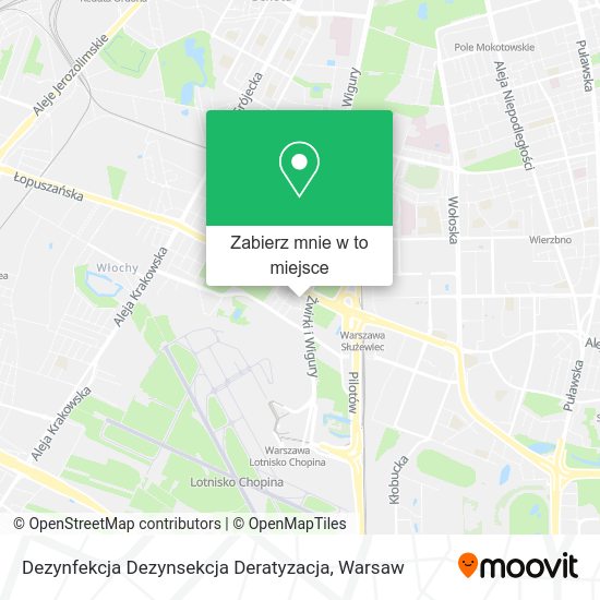 Mapa Dezynfekcja Dezynsekcja Deratyzacja