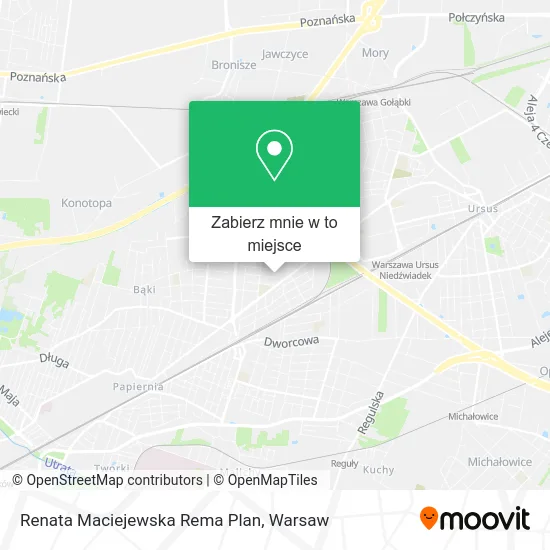 Mapa Renata Maciejewska Rema Plan