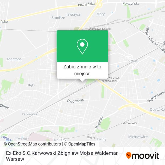 Mapa Ex-Eko S.C.Karwowski Zbigniew Mojsa Waldemar