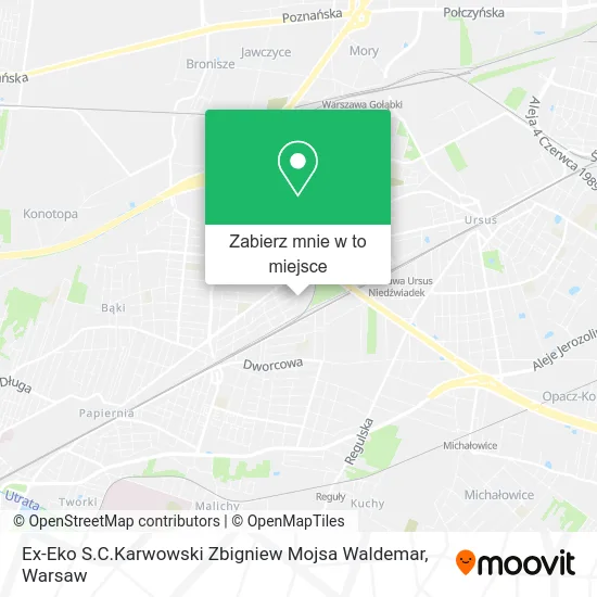 Mapa Ex-Eko S.C.Karwowski Zbigniew Mojsa Waldemar