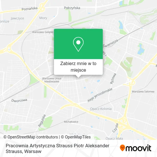 Mapa Pracownia Artystyczna Strauss Piotr Aleksander Strauss