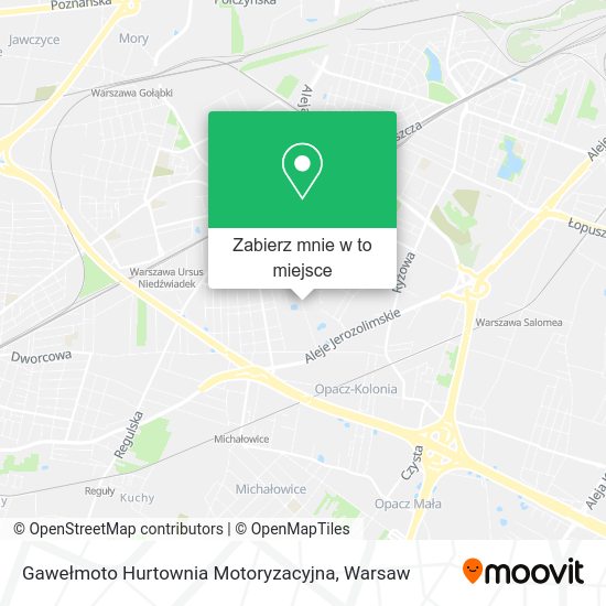 Mapa Gawełmoto Hurtownia Motoryzacyjna