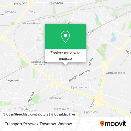 Mapa Transport Przewoz Towarow