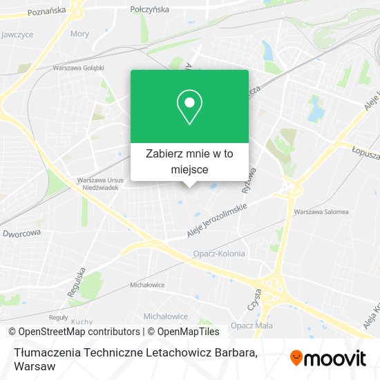 Mapa Tłumaczenia Techniczne Letachowicz Barbara