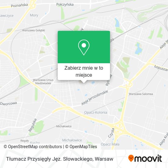 Mapa Tłumacz Przysięgły Jęz. Słowackiego