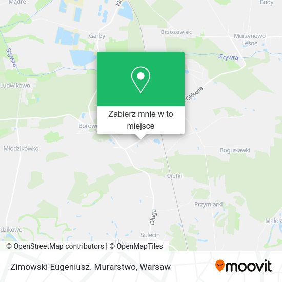 Mapa Zimowski Eugeniusz. Murarstwo