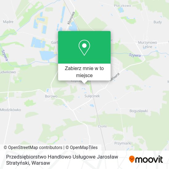 Mapa Przedsiębiorstwo Handlowo Usługowe Jarosław Stratyński