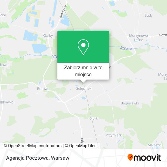 Mapa Agencja Pocztowa