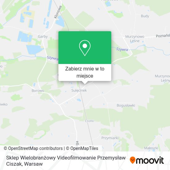 Mapa Sklep Wielobranżowy Videofilmowanie Przemysław Ciszak