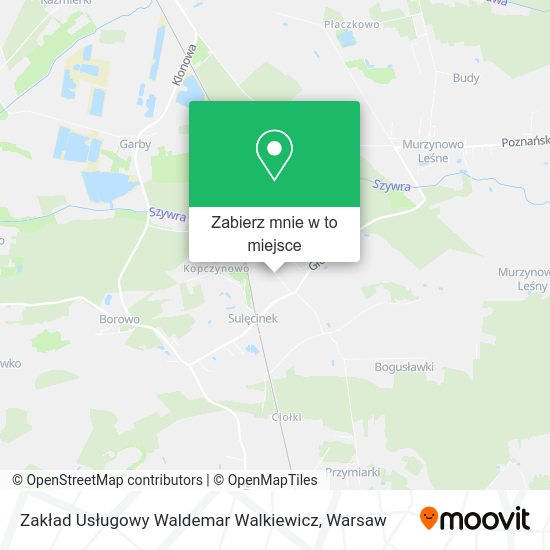 Mapa Zakład Usługowy Waldemar Walkiewicz