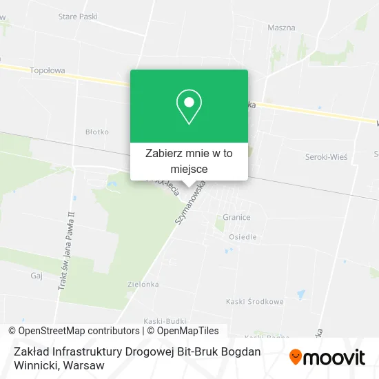 Mapa Zakład Infrastruktury Drogowej Bit-Bruk Bogdan Winnicki