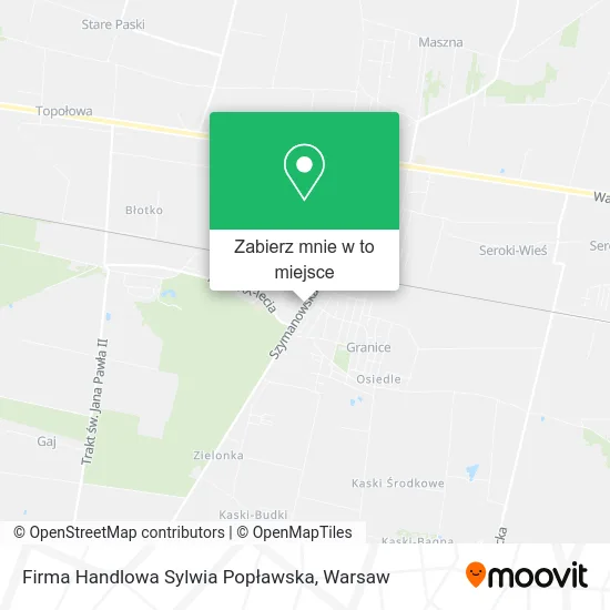 Mapa Firma Handlowa Sylwia Popławska