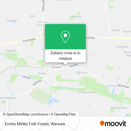Mapa Emilia Mińko Folk Forest