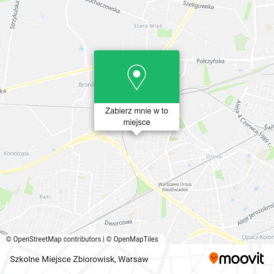 Mapa Szkolne Miejsce Zbiorowisk