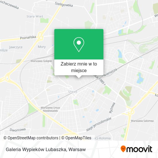 Mapa Galeria Wypieków Lubaszka