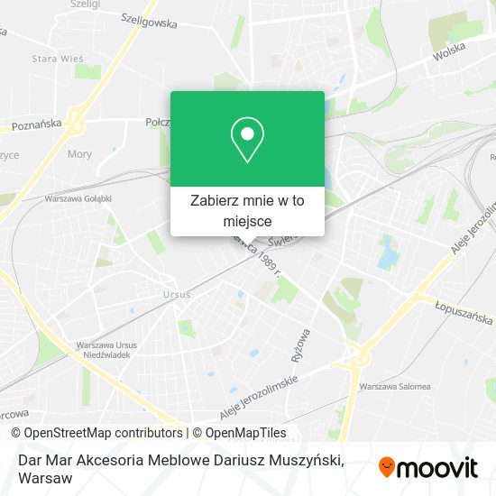 Mapa Dar Mar Akcesoria Meblowe Dariusz Muszyński