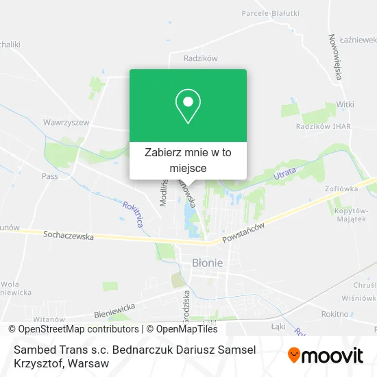 Mapa Sambed Trans s.c. Bednarczuk Dariusz Samsel Krzysztof