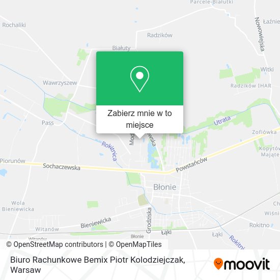 Mapa Biuro Rachunkowe Bemix Piotr Kolodziejczak