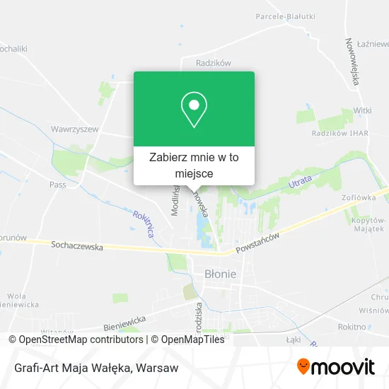 Mapa Grafi-Art Maja Wałęka