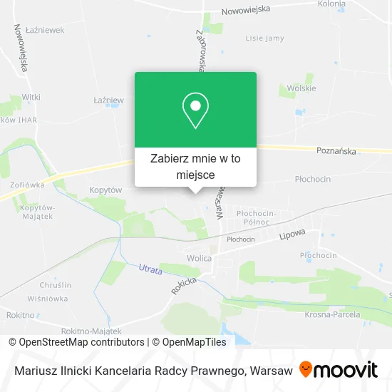 Mapa Mariusz Ilnicki Kancelaria Radcy Prawnego