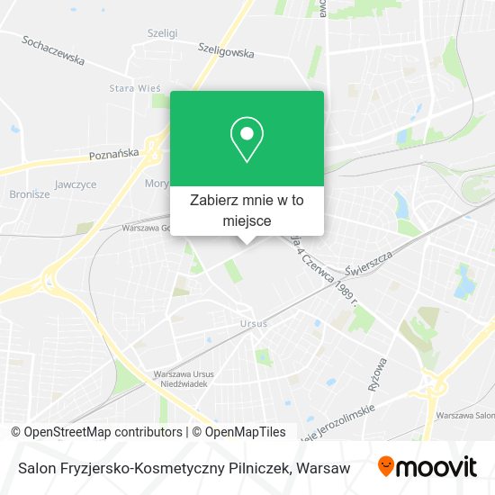 Mapa Salon Fryzjersko-Kosmetyczny Pilniczek