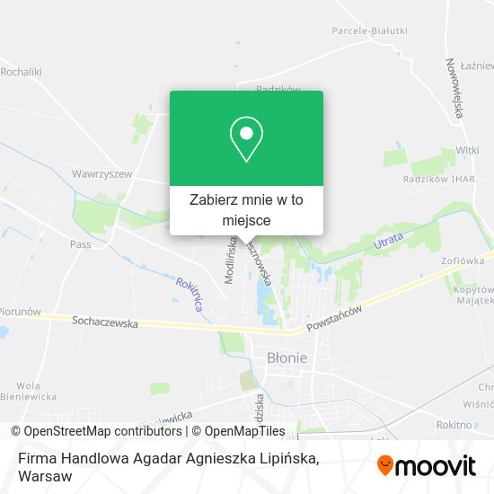 Mapa Firma Handlowa Agadar Agnieszka Lipińska