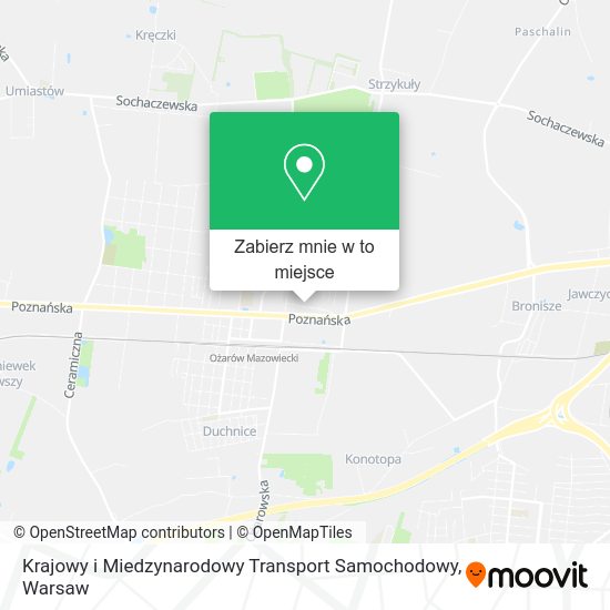 Mapa Krajowy i Miedzynarodowy Transport Samochodowy