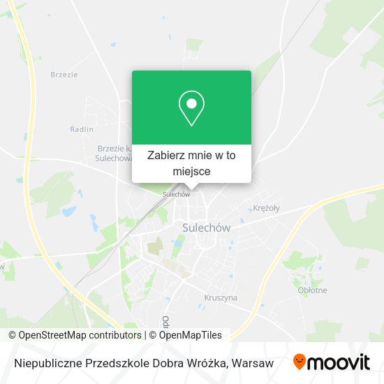 Mapa Niepubliczne Przedszkole Dobra Wróżka