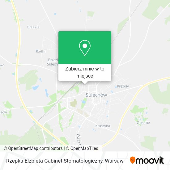 Mapa Rzepka Elzbieta Gabinet Stomatologiczny