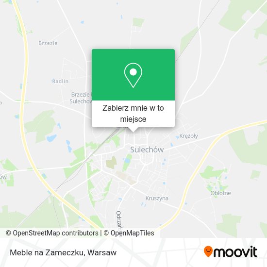 Mapa Meble na Zameczku