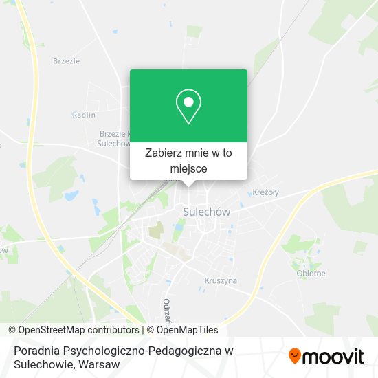 Mapa Poradnia Psychologiczno-Pedagogiczna w Sulechowie