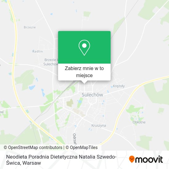 Mapa Neodieta Poradnia Dietetyczna Natalia Szwedo-Świca