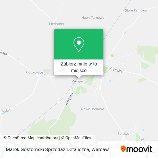 Mapa Marek Gostomski Sprzedaż Detaliczna