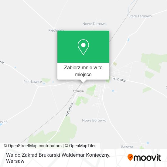 Mapa Waldo Zakład Brukarski Waldemar Konieczny