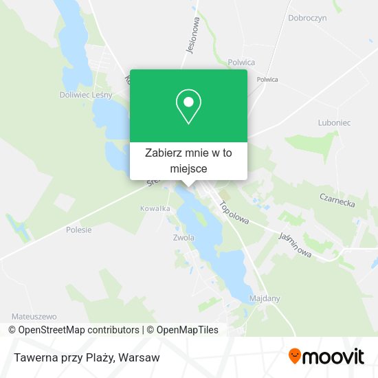 Mapa Tawerna przy Plaży