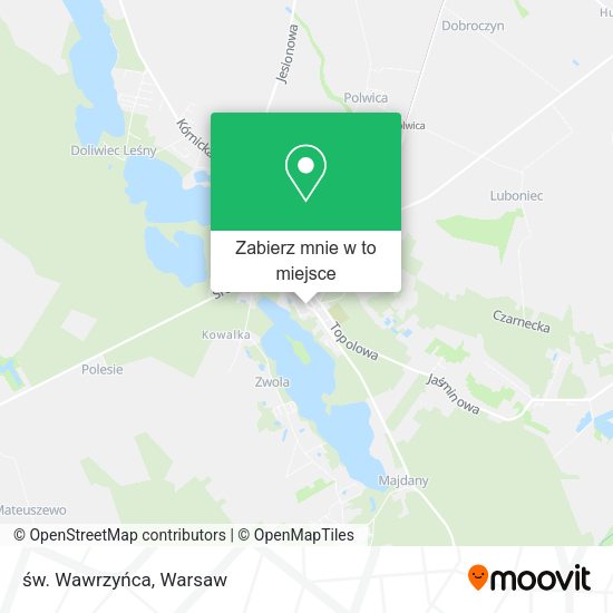 Mapa św. Wawrzyńca